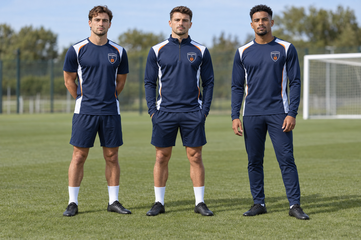 Training apparel in club colours
